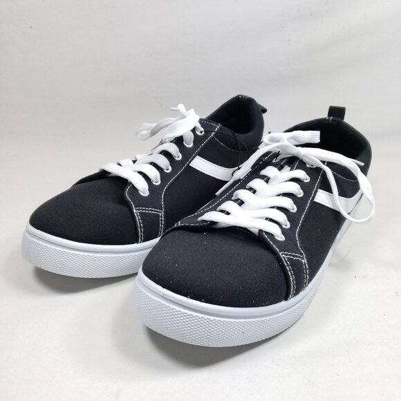 OT Revolution Men's Size 10 Black Canvas Sneakers - Picture 1 of 8